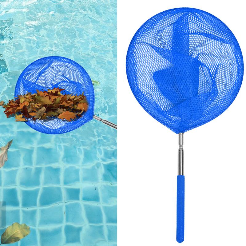 Compact Pool Skimmer Net With Telescoping Pole For Pools Spas And Ponds 1
