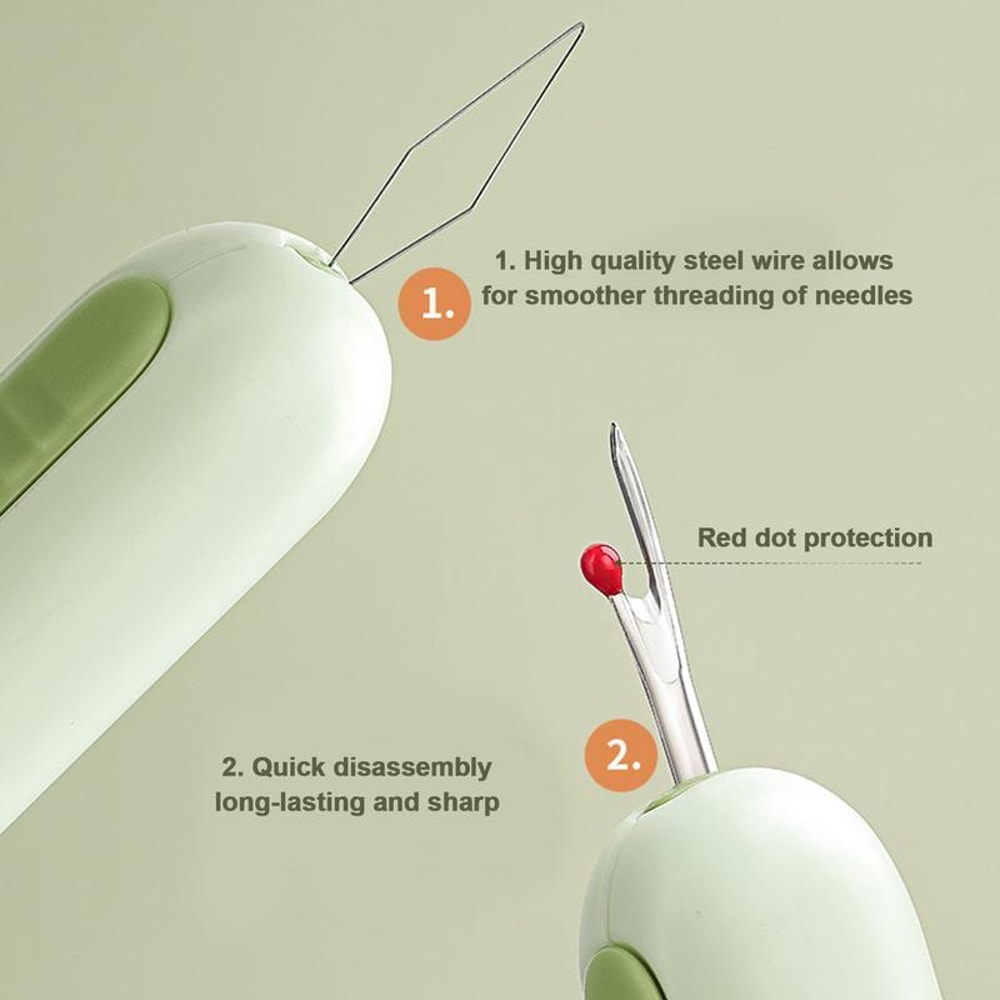 Needle Threader Seam Ripper For Easy Hand Sewing 3