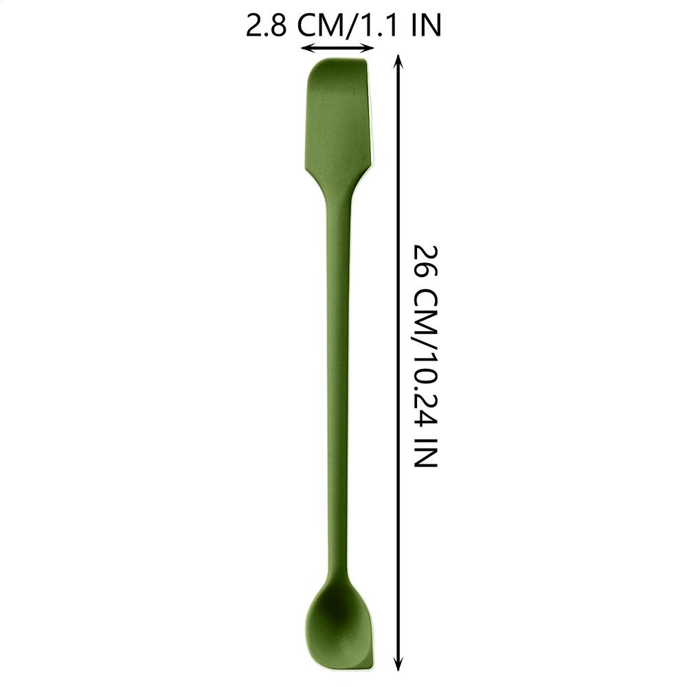 Double Ended Silicone Jar Spatula Mini Scraper for Butter Baking and Nonstick Cooking