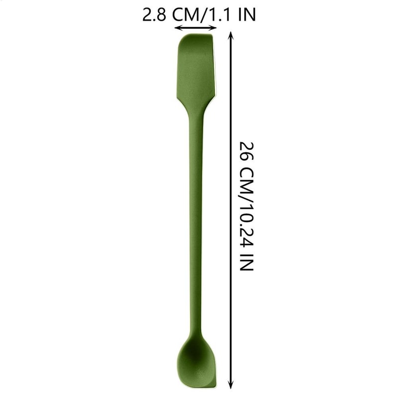 Double Ended Silicone Jar Spatula Mini Scraper for Butter Baking and Nonstick Cooking