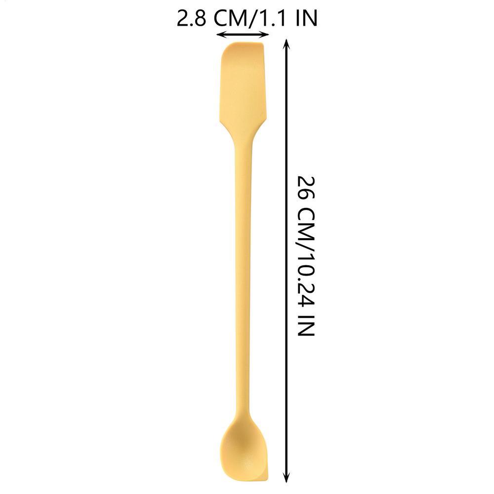 Double Ended Silicone Jar Spatula Mini Scraper for Butter Baking and Nonstick Cooking