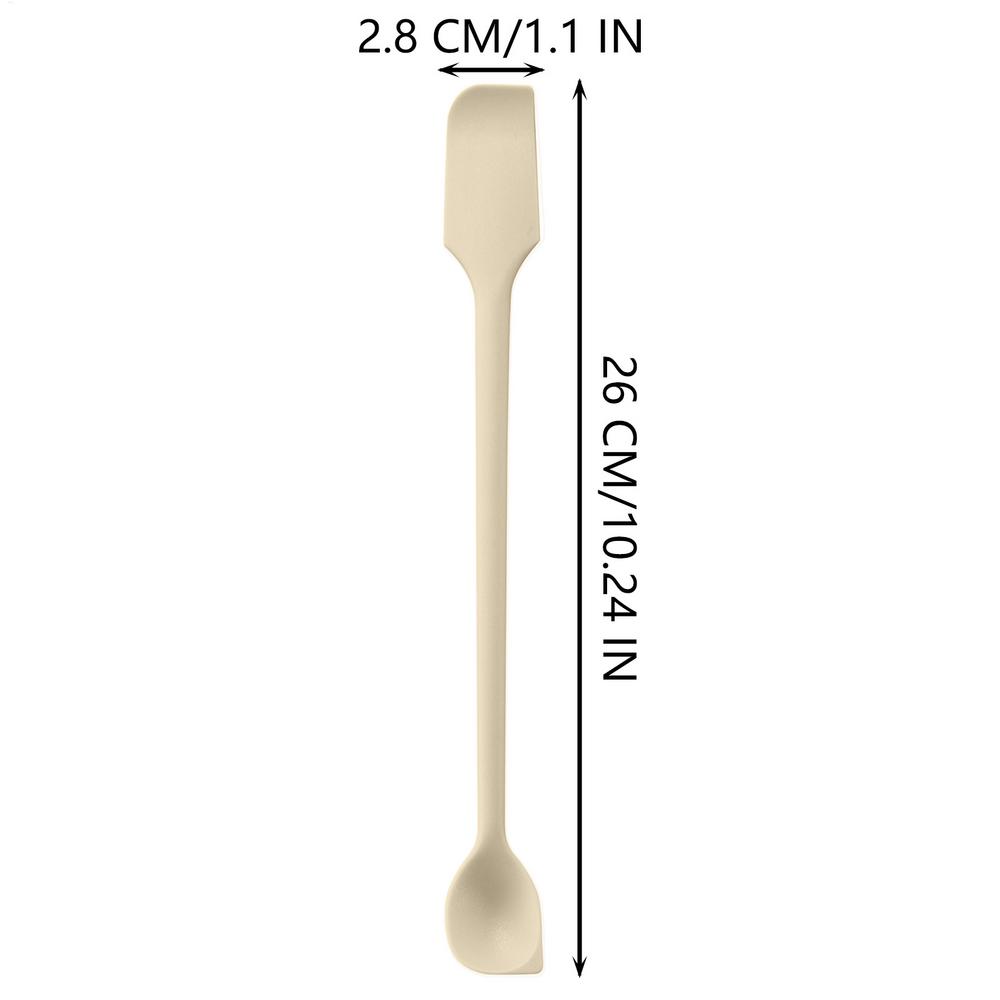 Double Ended Silicone Jar Spatula Mini Scraper for Butter Baking and Nonstick Cooking