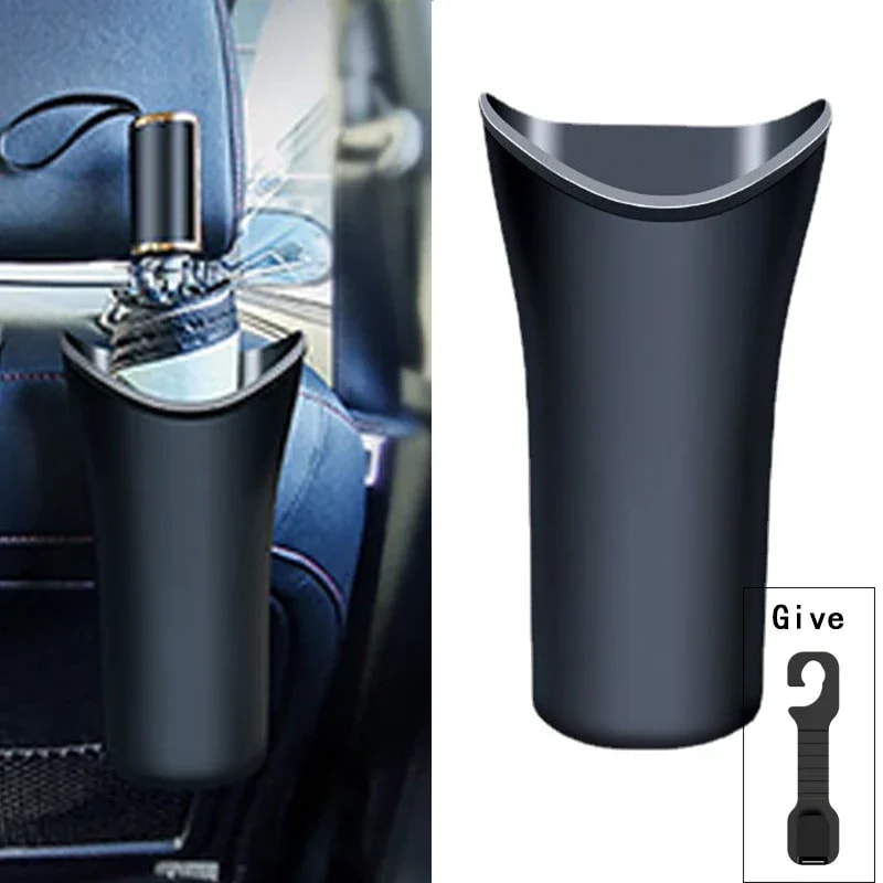 Universal Car Umbrella Holder And Trash Can Storage Bucket 0