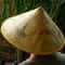 Handmade Bamboo Cone Hat Woven Sunshade Straw Fisherman Hat 2