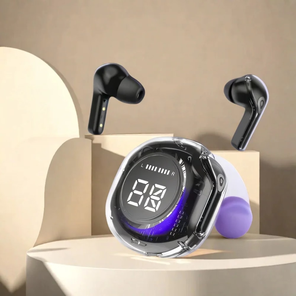 TWS Wireless Earbuds Bluetooth Sports Gaming Headset with Noise Reduction and Touch Control