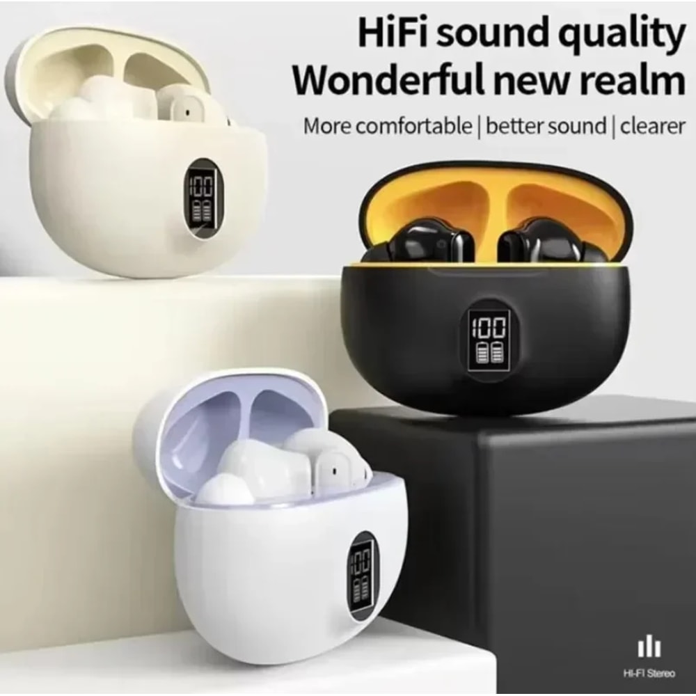 TWS Wireless Gaming Earbuds with Mic and Bass Sound