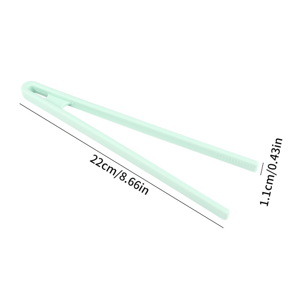Silicone Kitchen Tongs Non Slip Heat Resistant Toast and BBQ Serving Clip