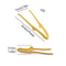 Silicone Kitchen Tongs Portable BBQ Food Serving Tweezer Clip 2