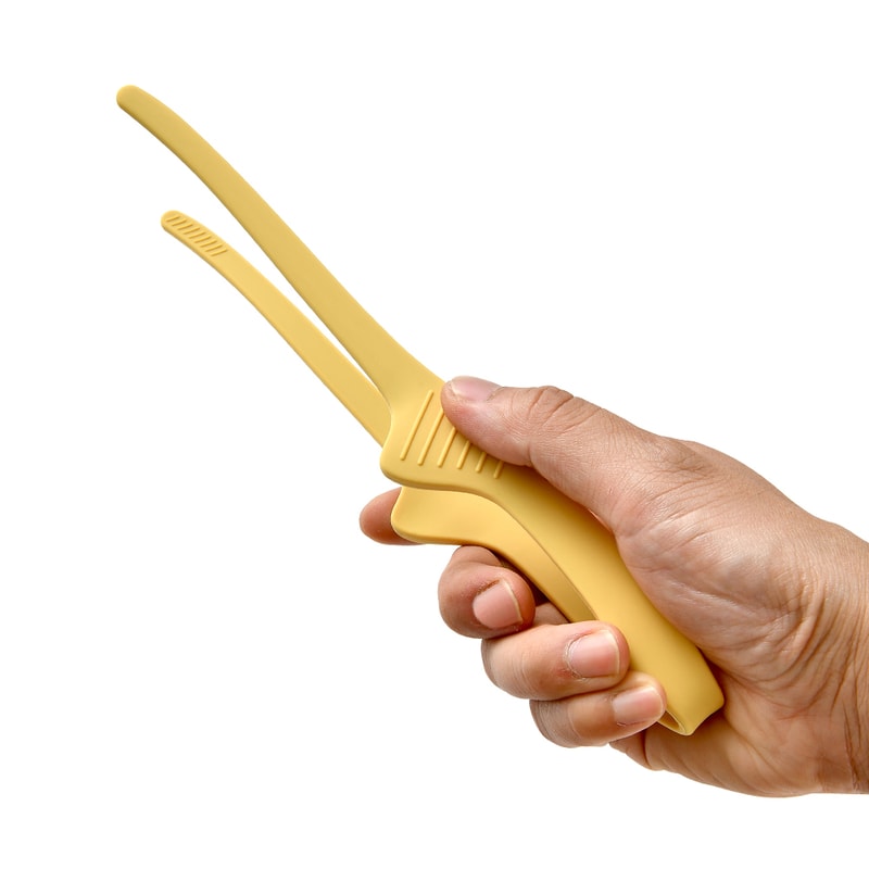 Silicone Kitchen Tongs Portable BBQ Food Serving Tweezer Clip 5