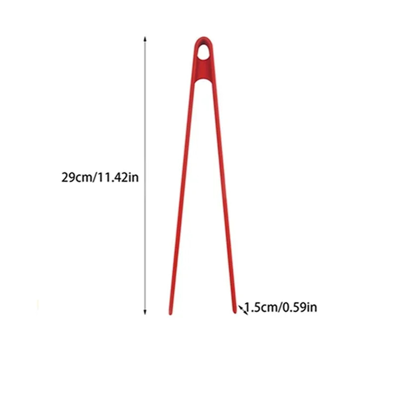 Heat Resistant Silicone Kitchen Tongs For Toast Grill And Serving 5