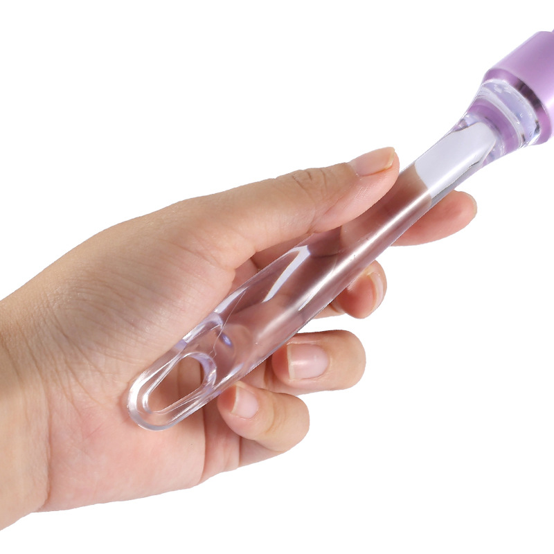 Silicone Whisk Egg Beater with Transparent Handle for Baking and Cream Mixing