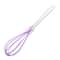 Silicone Whisk Egg Beater with Transparent Handle for Baking and Cream Mixing