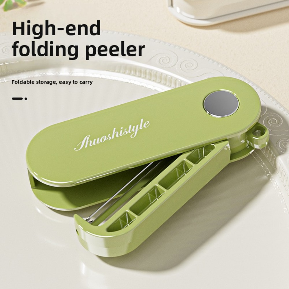 Portable Folding Peeler Stainless Steel Fruit And Vegetable Peeler For Kitchen Travel And Camping 1