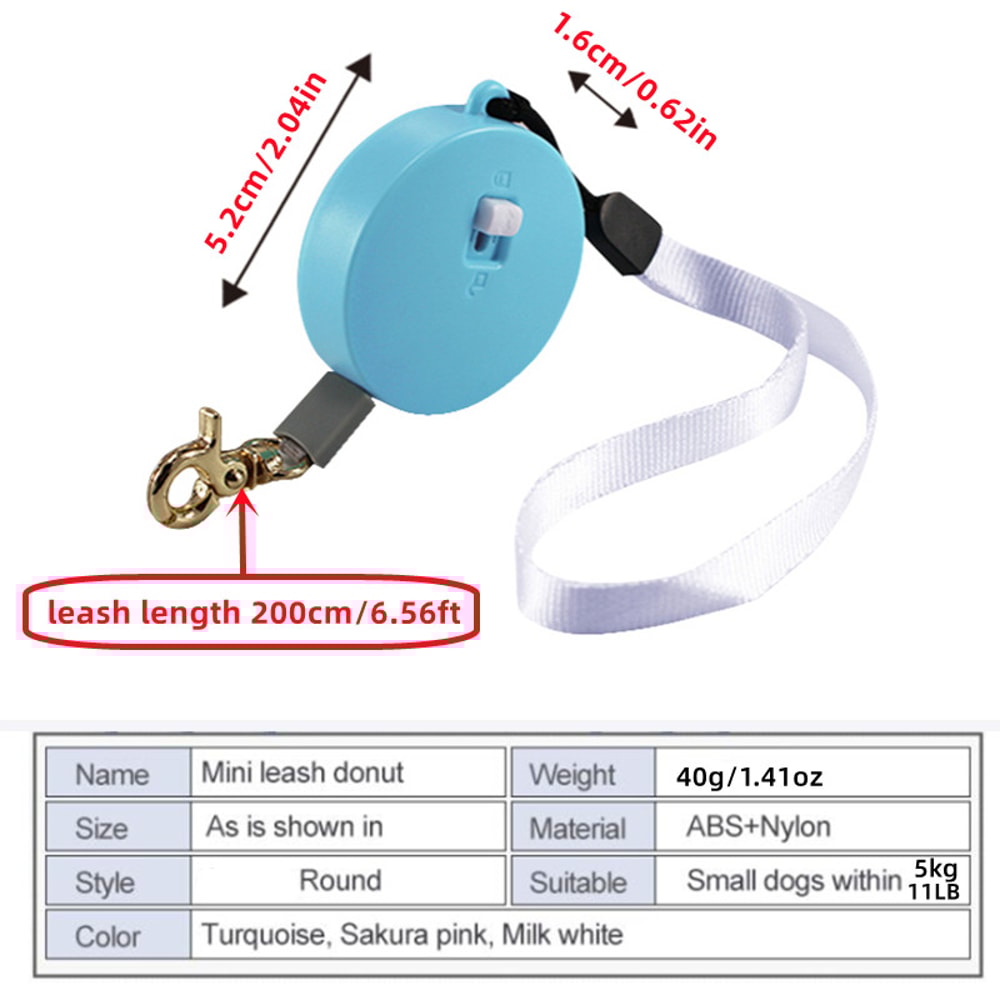 Retractable Dog Leash for Small Dogs and Puppies
