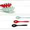 Silicone Pasta Fork Spaghetti Server Spoon With Wooden Handle Heat Resistant Noodle Server 1