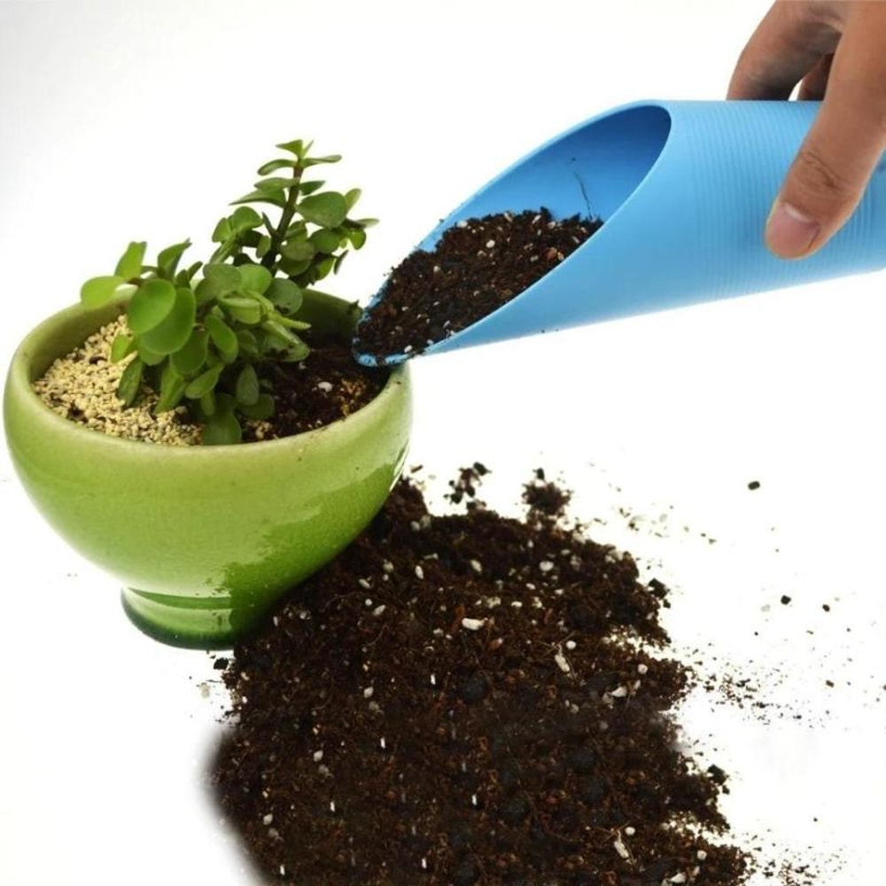 Plastic Seedling Transplanter Soil Scoop for Succulent and Garden Potting