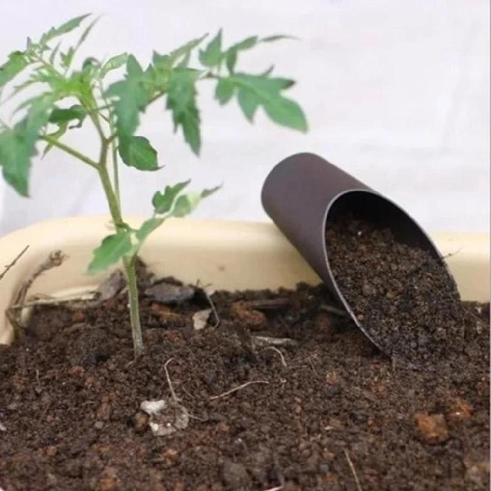 Plastic Seedling Transplanter Soil Scoop for Succulent and Garden Potting