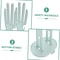 Kitchen Glove Drying Rack with Drain Tray and Towel Holder