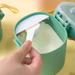 dinosaur baby formula dispenser with spoon portable milk powder container