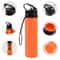 Collapsible Silicone Water Bottle for Travel Hiking and Sports