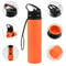 Collapsible Silicone Water Bottle for Travel Hiking and Sports