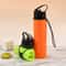 Collapsible Silicone Water Bottle for Travel Hiking and Sports