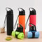 Collapsible Silicone Water Bottle for Travel Hiking and Sports