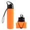 Collapsible Silicone Water Bottle for Travel Hiking and Sports