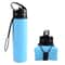 Collapsible Silicone Water Bottle for Travel Hiking and Sports