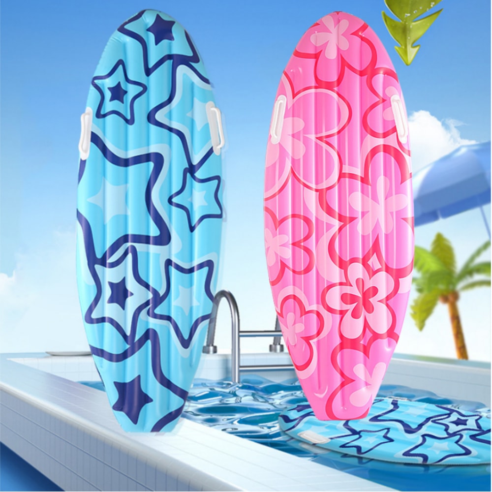 Inflatable Surfboard Pool Toy For Luau Party Decorations And Beach Fun 0