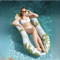 comfortwave inflatable water mat pool float lounger for lake beach and pool