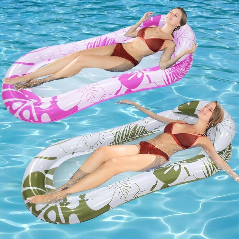 ComfortWave Inflatable Water Mat Pool Float Lounger For Lake Beach And Pool 1