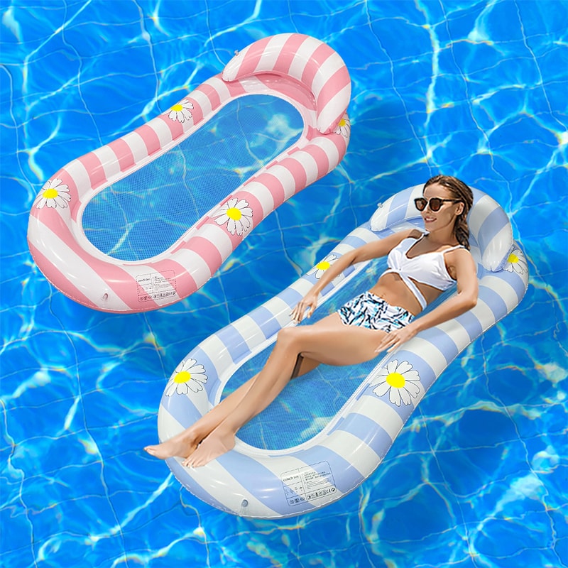 Oversized Inflatable Pool Lounge Chair for Adults Adult Pool Float Raft for Pool Lake and Beach