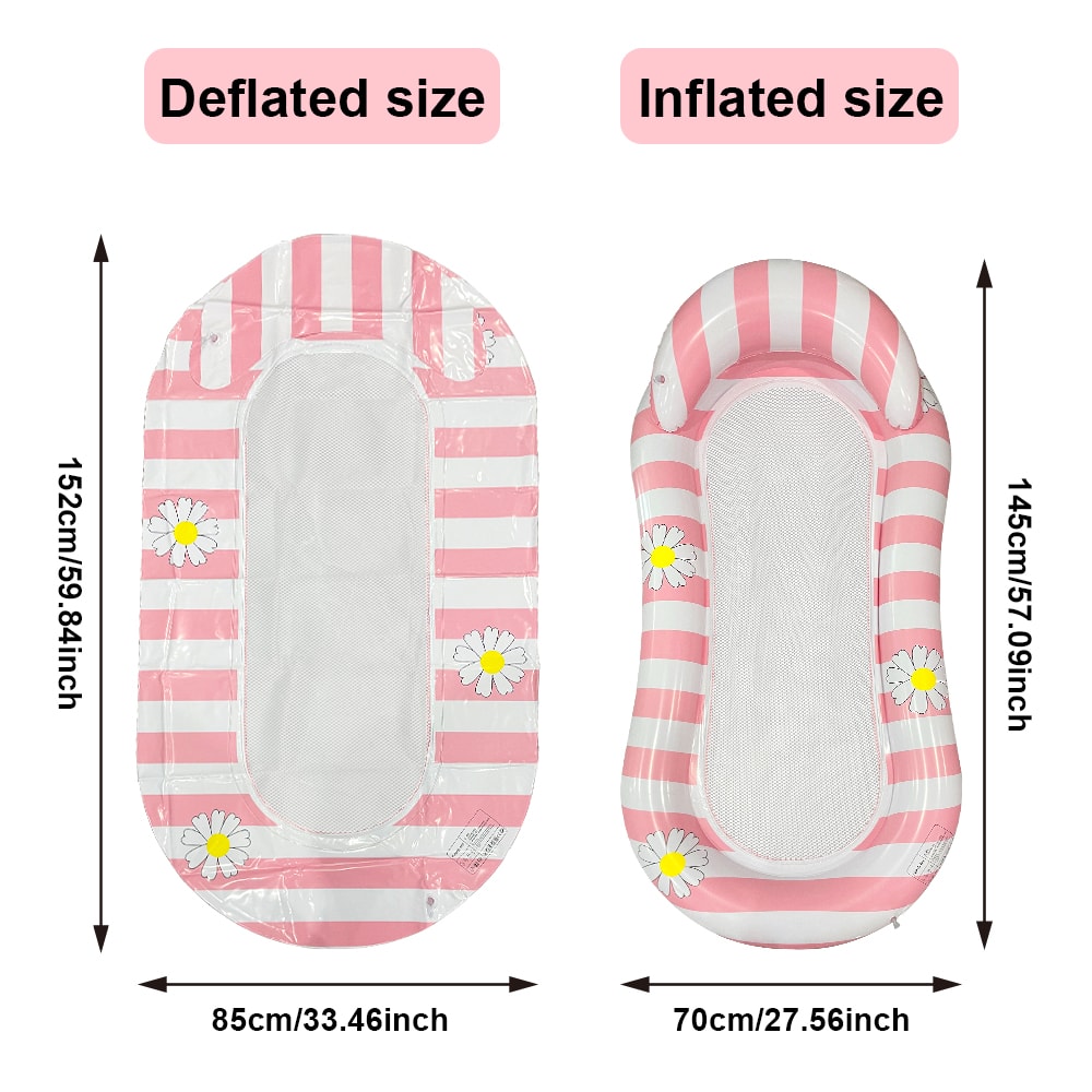 Oversized Inflatable Pool Lounge Chair for Adults Adult Pool Float Raft for Pool Lake and Beach