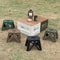 Portable Folding Stool For Adults Heavy Duty Camping Stool For Hiking Fishing BBQ 1