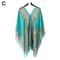 2025 Women Chiffon Beach Cover Up Kaftan Tunic Dress Bikini Swimsuit Sarong Pareo Bathing Suit Reso 7