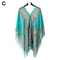 2025 Women Chiffon Beach Cover Up Kaftan Tunic Dress Bikini Swimsuit Sarong Pareo Bathing Suit Reso 7