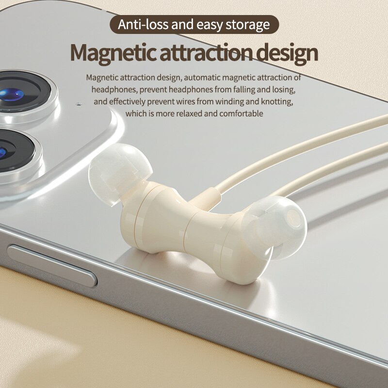 LED Display Neckband Bluetooth Headphones Wireless Sports Earbuds With Button Control 1