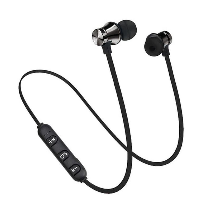 Magnetic Neckband Earbuds with Mic Waterproof Bluetooth Sport Earphones