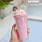Sparkle Sequin Water Bottle For Girls With Straw BPA Free Double Wall Tumbler 6