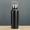 Bamboo Lid Insulated Water Bottle Stainless Steel Travel Thermos 4