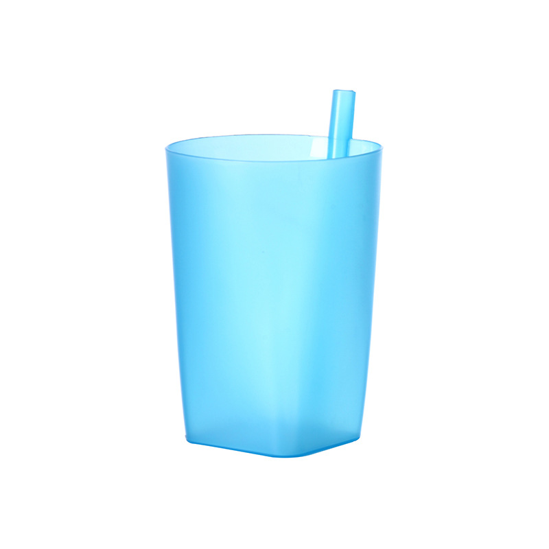 Colorful kids straw cup with Built In Straw for Toddlers and Everyday Drinks