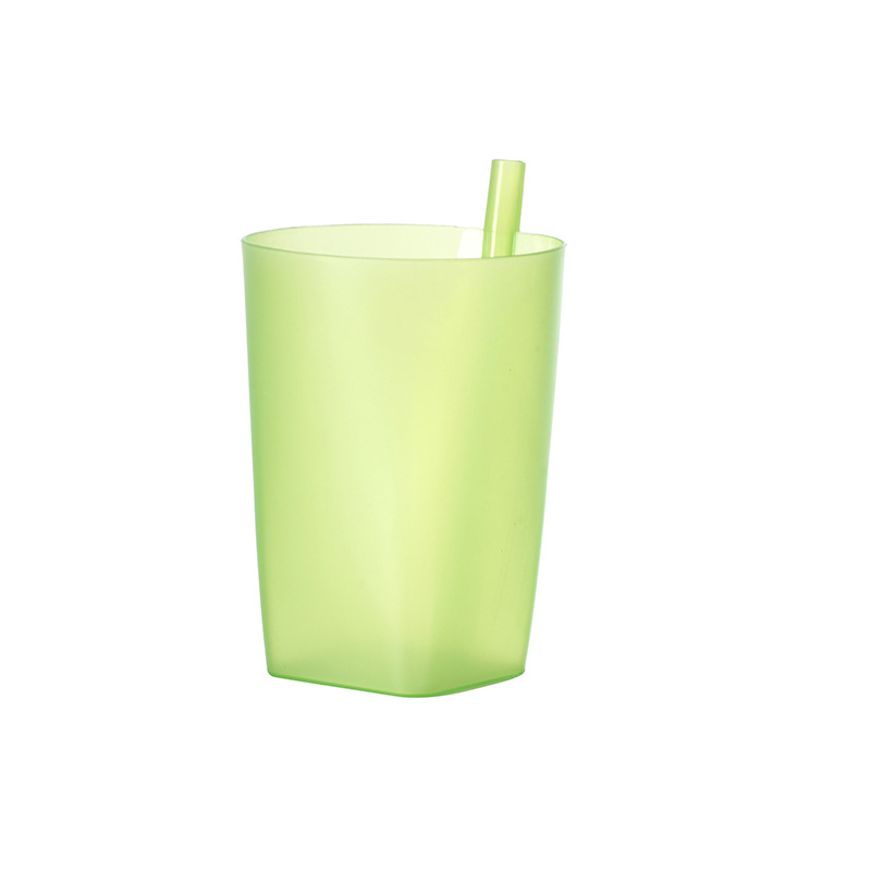Colorful kids straw cup with Built In Straw for Toddlers and Everyday Drinks