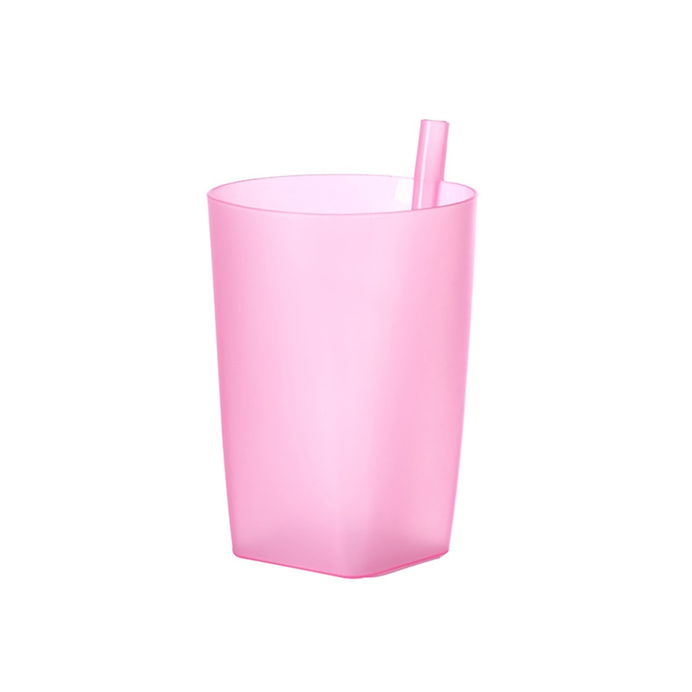 Colorful kids straw cup with Built In Straw for Toddlers and Everyday Drinks