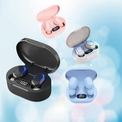 bluetooth earbuds wireless sports earbuds with mic and led charging case