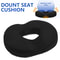 Memory Foam Orthopedic Donut Pillow for Hemorrhoid Relief and Sciatica Support Seat Cushion
