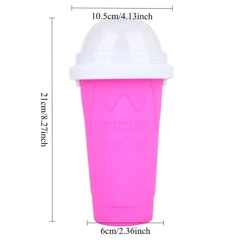 Magic Slushy Maker Cup Instant Frozen Squeeze Cup for Homemade Smoothies and Shakes