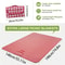 Portable Waterproof Picnic Blanket Foldable Beach Mat With Handle Red Checkered 2