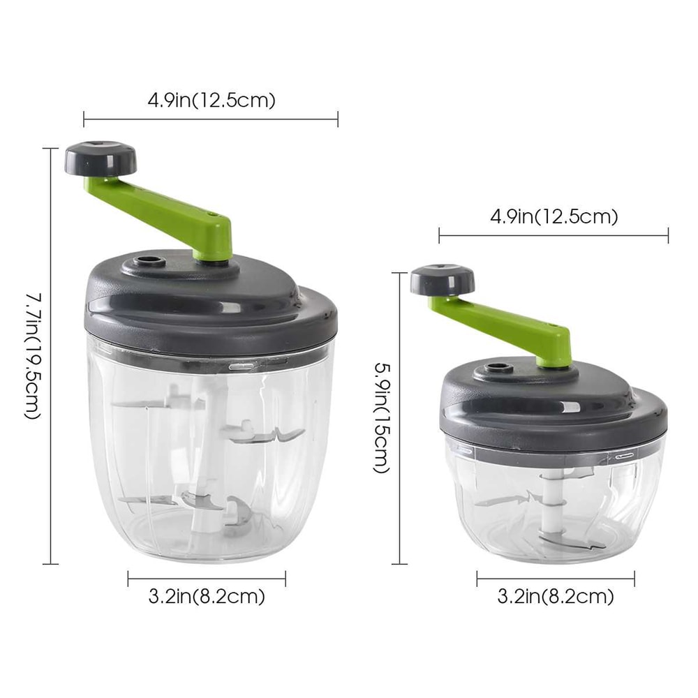 Manual Garlic Chopper & Multi Function Vegetable Processor
