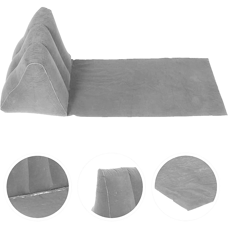 Ultimate Inflatable Beach Backrest & Triangular Lounger for Sunbathing and Camping